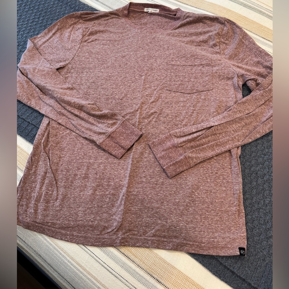 Threads 4 Thought Burgundy Long Sleeve Tee XL